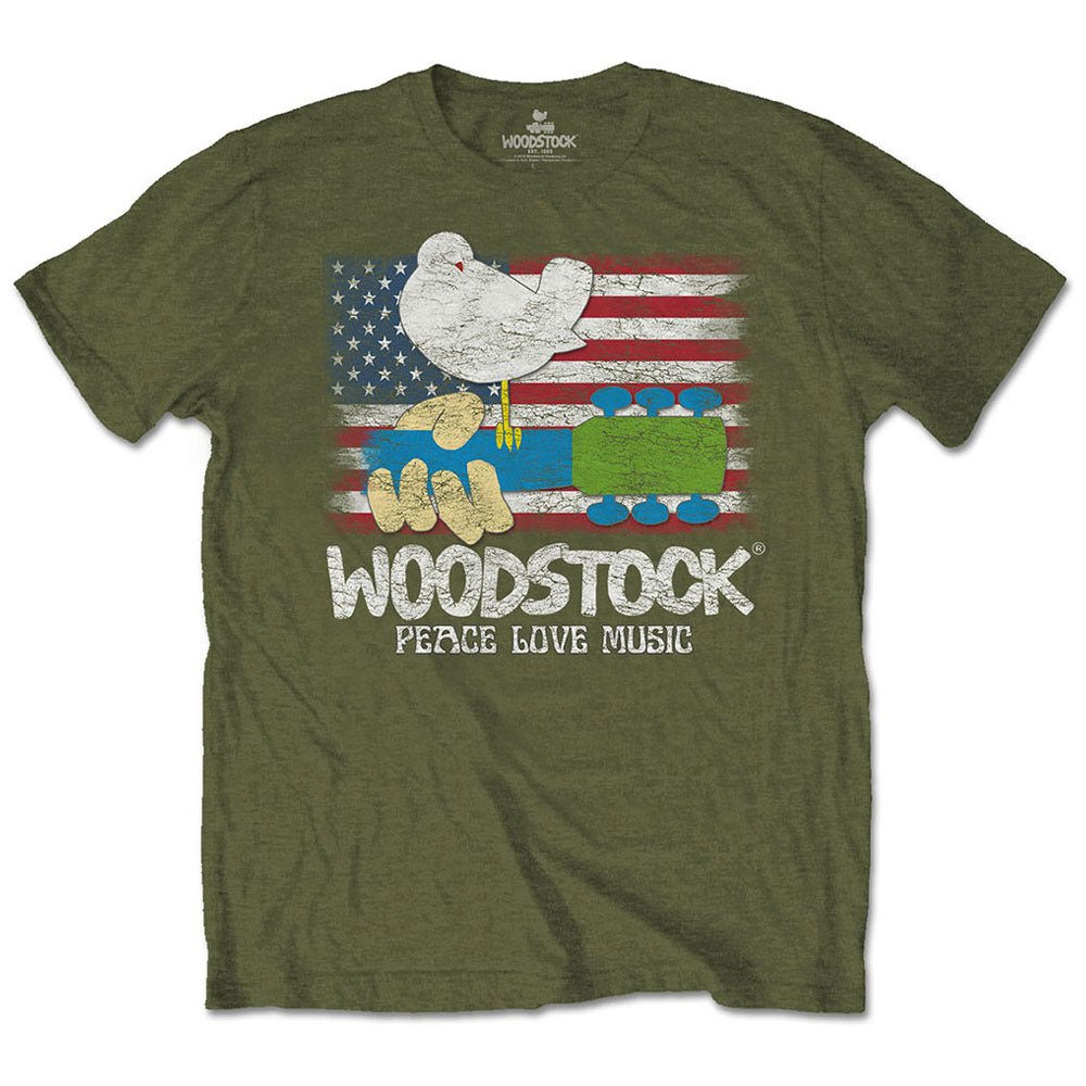 WOODSTOCK ウッドストック (映画公開 55周年 ) - Flag / Tシャツ / メンズ - PGS